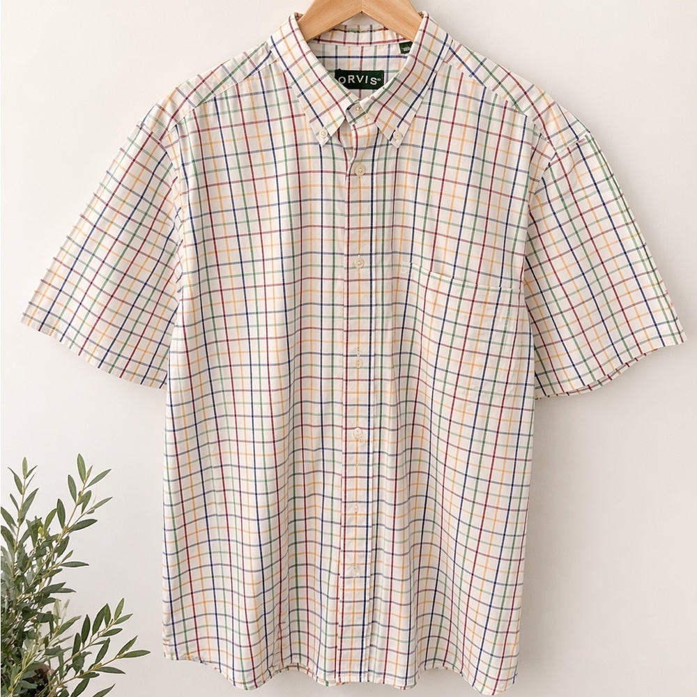Orvis Colorful Checkered Shirt